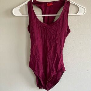 Burgundy Yumiko Leotard